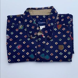 Catalina - Short Sleeve Print Button-Down Shirt